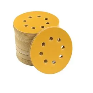 USC ABRASIVES Gold Pro 660007 Disc, 3 in Dia, 320 Grit, Hook and Loop Attachment