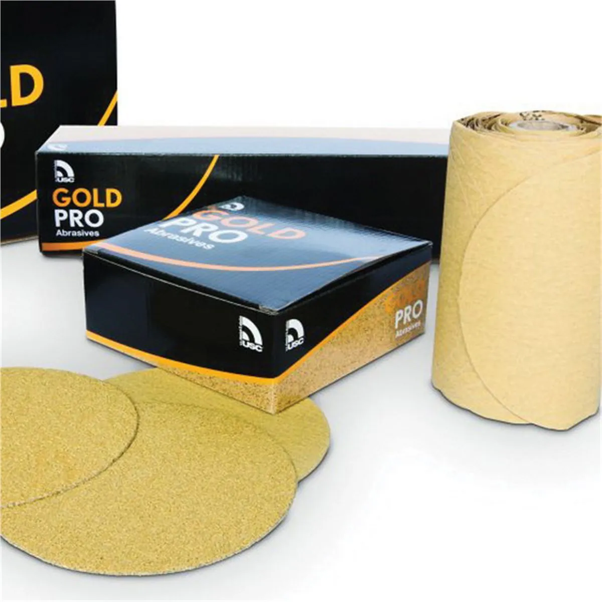 USC ABRASIVES Gold Pro 087106 Abrasive Sheet Roll, 2-3/4 in W x 25 yd L, P080 Grit