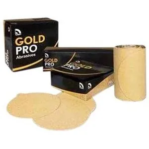 Gold Pro 150 Grit 6" Hook & Loop Sanding Discs, BX/50