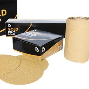Gold Pro 2500 Grit 6" Hook & Loop Discs, BX/25
