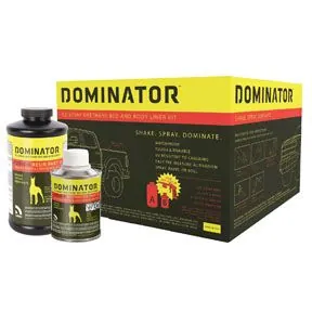Dominator Black Urethane Truck Bed Liner Kit