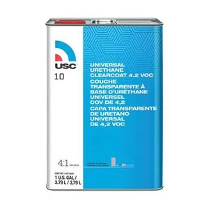 US Chemical 10-1 10 Universal High-Build Urethane Clear Coat, 1 gal, 4:1 Mixing