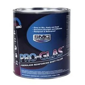 US Chemical PRO-GLAS 25050 Body Filler, 1 gal Can, Gray-Green, Liquid
