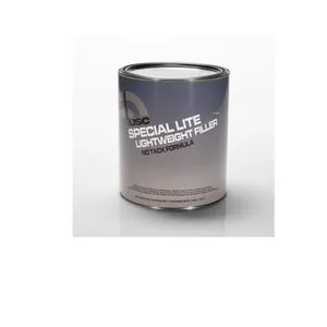 US Chemical 26112 Lightweight Commercial Poly Plus Production Filler, 1 gal, Silver-Gray, Liquid