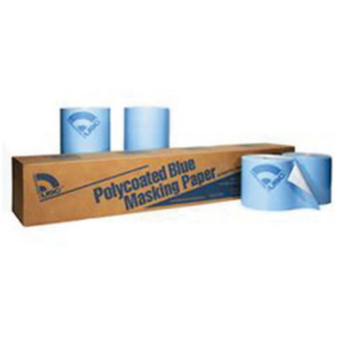 US Chemical 38018 Premium Masking Paper, 18 in W x 738 ft L, Blue