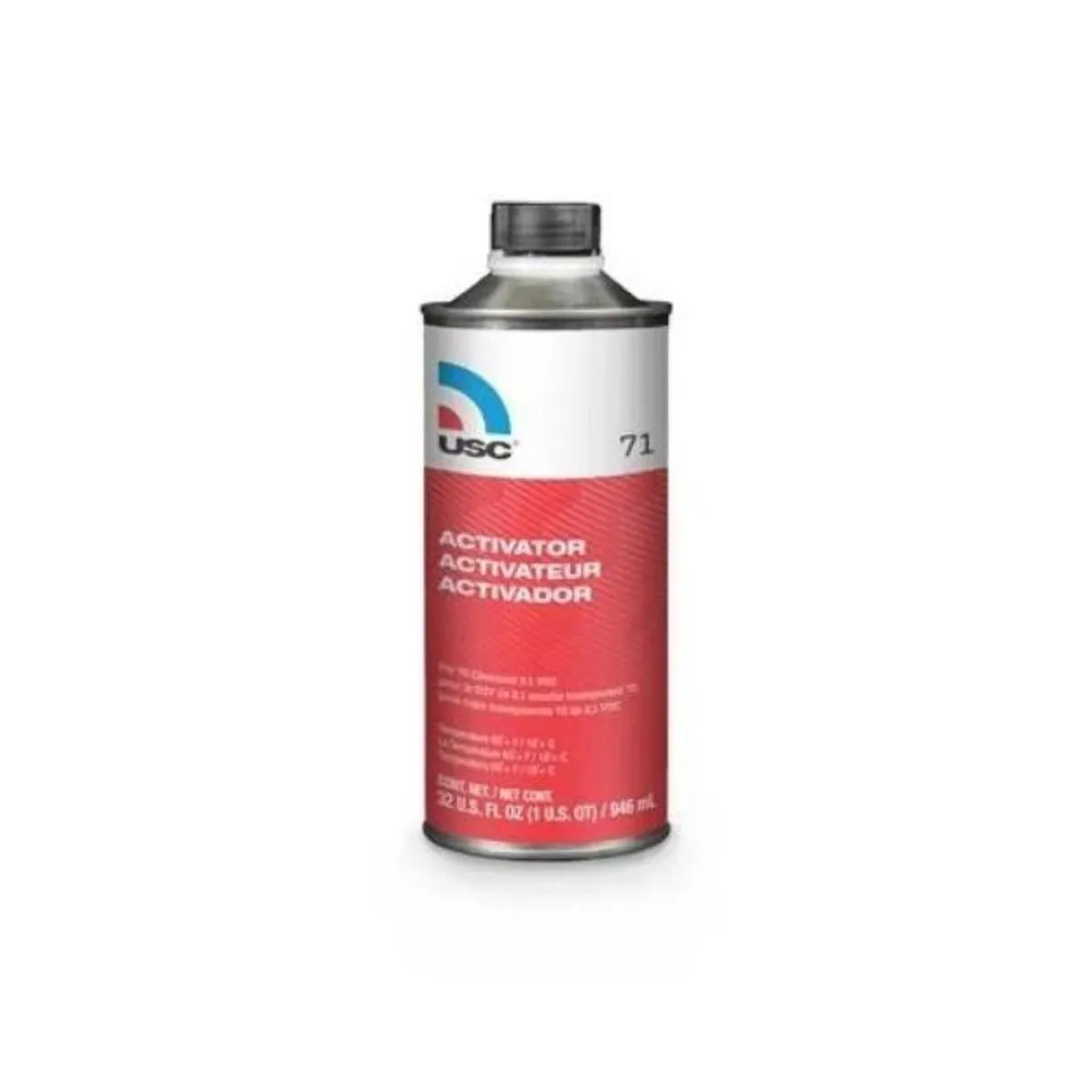 US Chemical 71-4 Activator, 1 qt, Liquid, Use With: 70 2.1 VOC Hyper Clearcoat