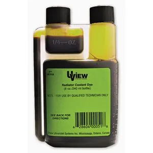 UVIEW RADIATOR COOLANT DYE 8 OZ BOTTLE