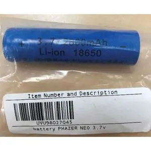 UVIEW battery PHAZER NEO 3.7v
