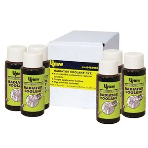 UVIEW RADIATOR COOLANT DYE 6 - 1OZ BOTTLES