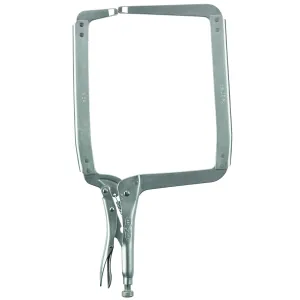 Vise Grip 18DR - 7-1/2 Inch Fixed Pads Long Reach C-Jaws Locking Clamp