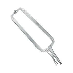 Vise Grip 24SP - 10 Inch Swivel Pads Long Reach C-Jaws Locking Clamp