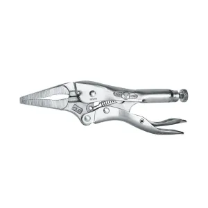 Vise Grip 4LN - 4 Inch Metal Handle Long Nose Jaws Locking Pliers