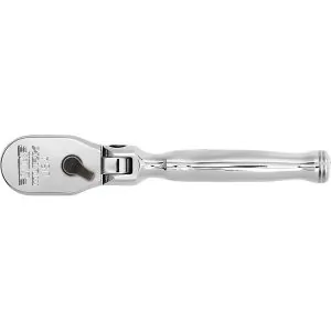1/4" DR. 6" OAL. 90T FLEX HEAD RATCHET