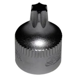 T20 Half/Cut Torx Driver x 1/4" Sq Dr .75" Long