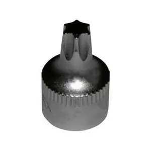 T40 Half/Cut Torx Driver x 1/4" Sq Dr .75" Long