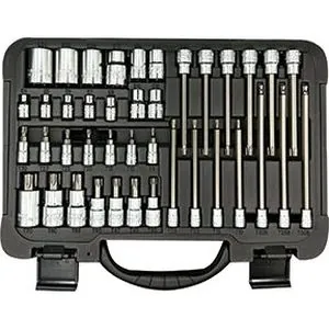40 PC. ELITE TORX MASTER DRIVER AND SOCKET SET - S2 STEEL