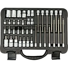 40 PC. ELITE TORX MASTER DRIVER AND SOCKET SET - S2 STEEL