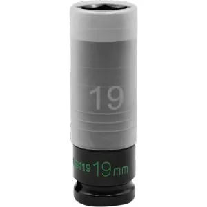 19MM THIN WALL IMPACT LUG NUT SOCKET - 1/2'' DR.