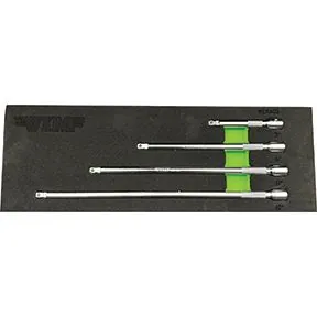 4 PC. 1/4'' DR. WOBBLE EXTENSION SET