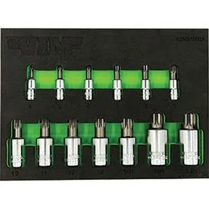 13 PC. XZN TRIPLE SQUARE DRIVER SET - S2 STEEL