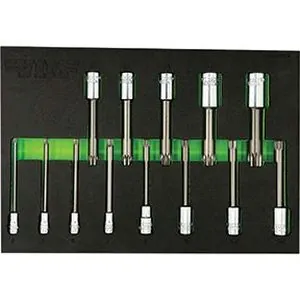 13 PC. 4'' OAL. XZN TRIPLE SQUARE DRIVER SET - S2 STEEL