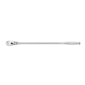 VIM Tools 1/2 Inch Drive 24 Inch OAL 90T Flex Head Ratchet - Usa Made Chrome