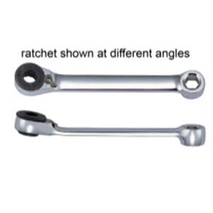 VIM Tools Hex Bit Ratchet, 1/4 Inch Hex Drive Both Ends
