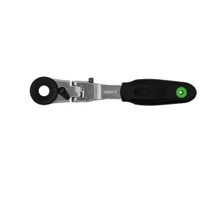 VIM Tools 1/4 Inch Hex Locking Flex Head Micro Bit Ratchet