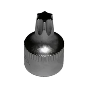 VIM Tools VIM Tools T10 - 1/2 Cut Torx Driver, 1/4 in. Sqaure Drive, 3/4 in. Oal, S2 Steel
