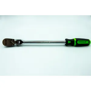 VIM Tools 3/8 Inch Drive 14 Inch Heavy Duty 90T Flex Head Ratchet