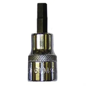 VIM Tools 6 mm Hex Bit, Chrome 3/8 Inch Square Drive Bit Holder