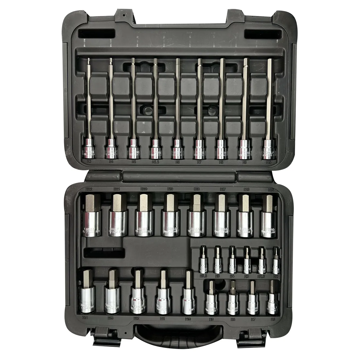 VIM Tools 32 Piece Elite Hex Metric Master Driver Set - S2 Steel