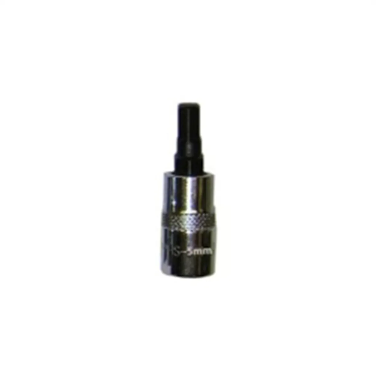 VIM Tools 5 mm Hex Bit, Satin Chrome 1/4 Inch Square Drive Bit Holder