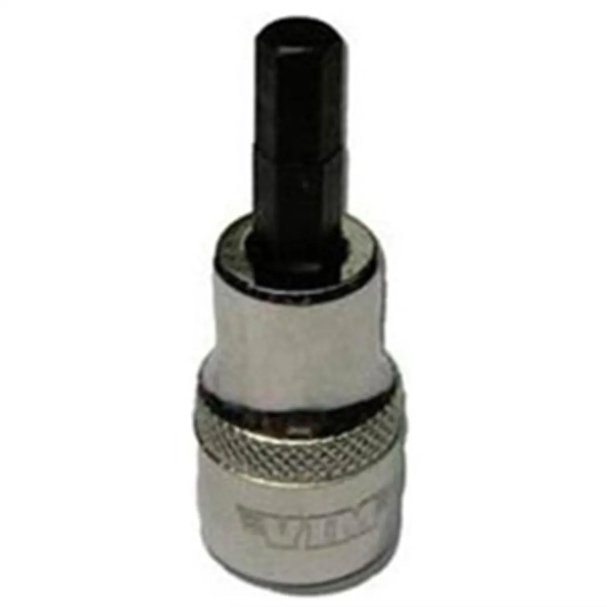 VIM Tools 6 mm Hex Bit, Satin Chrome 3/8 Inch Square Drive Bit Holder