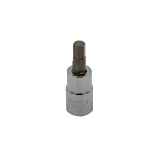VIM Tools 7 mm Hex Bit, Satin Chrome 3/8 Inch Square Drive Bit Holder