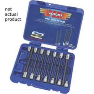 VIM Tools 5 mm Ball Hex Blade, 3/8 Square Drive Holder, 6 Inch OAL