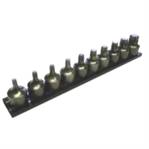 VIM Tools Impact Half Cut TORX Driver Set 10 Piece Power Or Hand Approved, 3/8 Square Drive