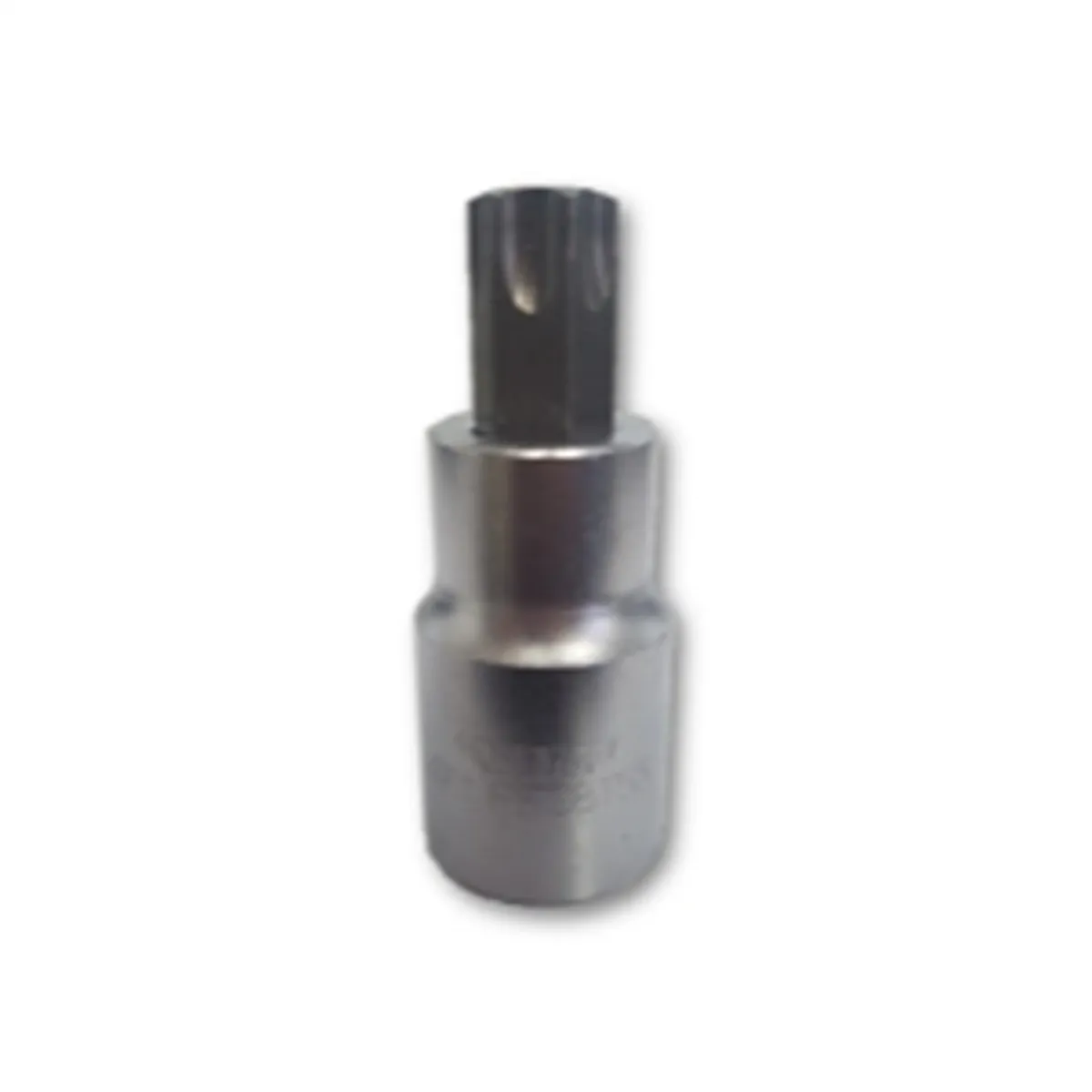 VIM Tools T55 TORX, Gun Metal Gray Bit, Satin Chrome 1/2 Inch Square Drive Bit Holder
