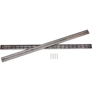 VIM Tools VIM Bry Bar Holder 20 Inch Long with Stop Ledge Black Anodized with Handle Sapacer