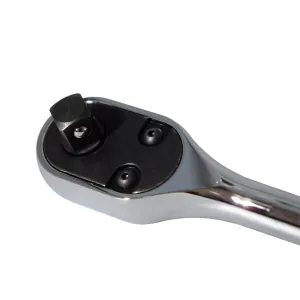 VIM Tools 1/2 Inch Drive 10 Inch OAL 90T Ratchet - Chrome