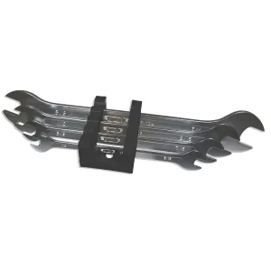 VIM Tools SAE Flat Wrench Set, 4 Piece Set 1/4 Inch Thru 3/4, Double Open End