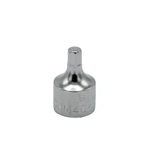 VIM Tools 4 mm Hex One Piece Drive Bit, 1/4 Inch Square Drive