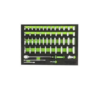 VIM Tools 51 Piece 1/4 Inch Drive Socket Master Set