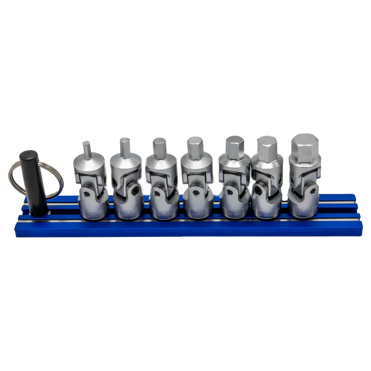VIM Tools Universal Joint Stubby Metric Hex Driver Set, 7 Piece 3 mm Thru 10 mm