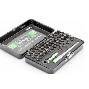 VIM Tools 42 Piece Nano Bit Set - 5/8 Inch OAL
