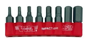 8 Piece SAE 5/16" Shank Impact