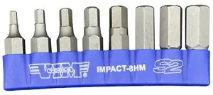 8 Piece Metric 5/16" Shank