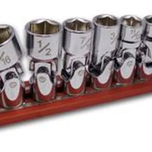 7 Pc Flex SAE Socket Set 1/4"