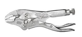 The Original Curved Jaw Locking Pliers with Wire Cutter, 15/16"/ 24mm, 4"