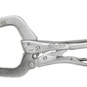 The Original Locking C-Clamps with Regular Tips, 6"